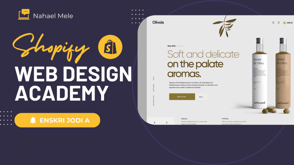 Shopify Web Design Academy ( 2e Sesyon )